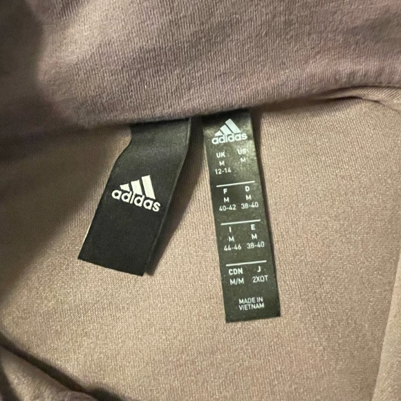 Cropped Purple Adidas Pullover - Picture 5 of 5